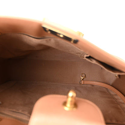 Chanel Calfskin Quilted Large Boy Tote Camel 5 of 10