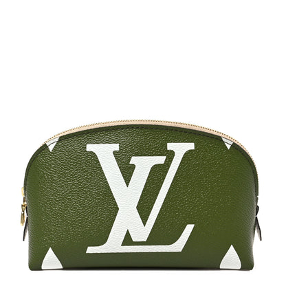 Louis Vuitton Monogram Giant Cosmetic Pouch Kaki 1 of 7