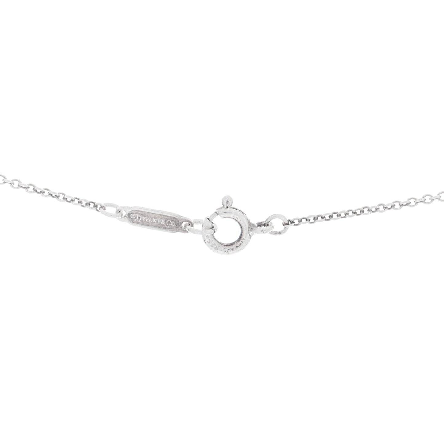 Sterling Silver Mini Heart Key Pendant Necklace