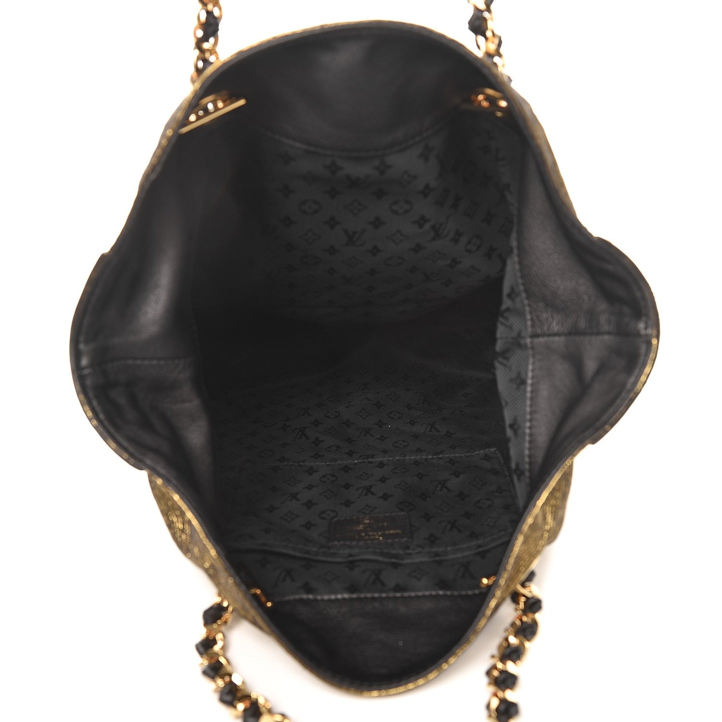 Metallic Jacquard Double Jeu Tote Gold
