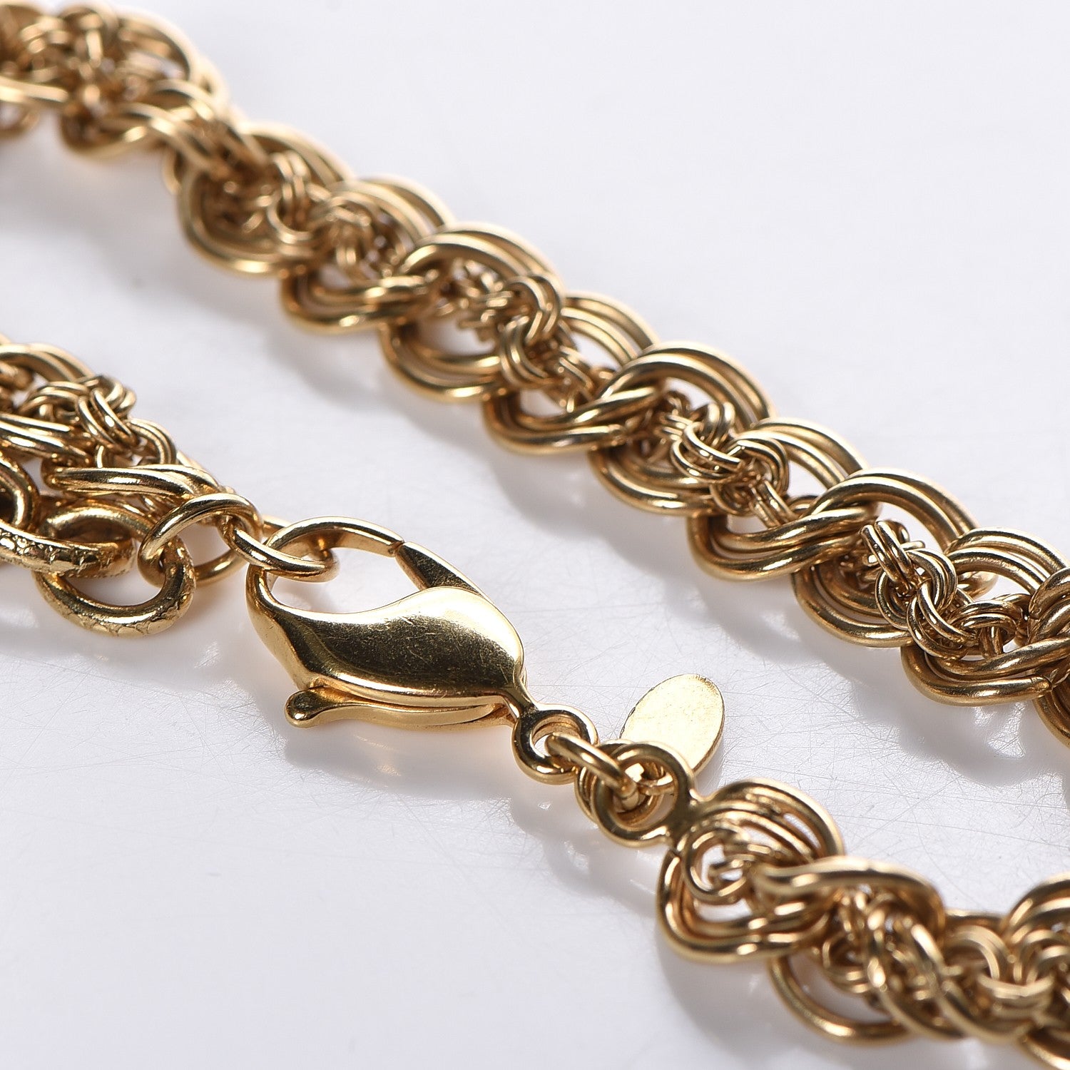 Chanel CC Chain Bracelet Gold 3 of 5