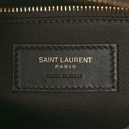 Saint Laurent Canvas Smooth Calfskin Le Monogramme Camera Bag Chestnut 6 of 10