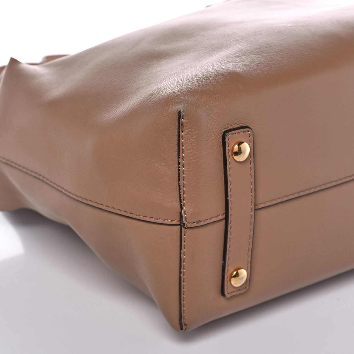 Soft Calfskin Medium Belt Bag Light Camel