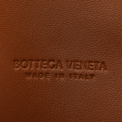 Bottega Veneta Suede Intrecciato Long Andiamo Top Handle Clutch  Amber 6 of 9