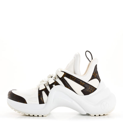 Louis Vuitton Patent Monogram LV Archlight Sneakers 39 White 1 of 10