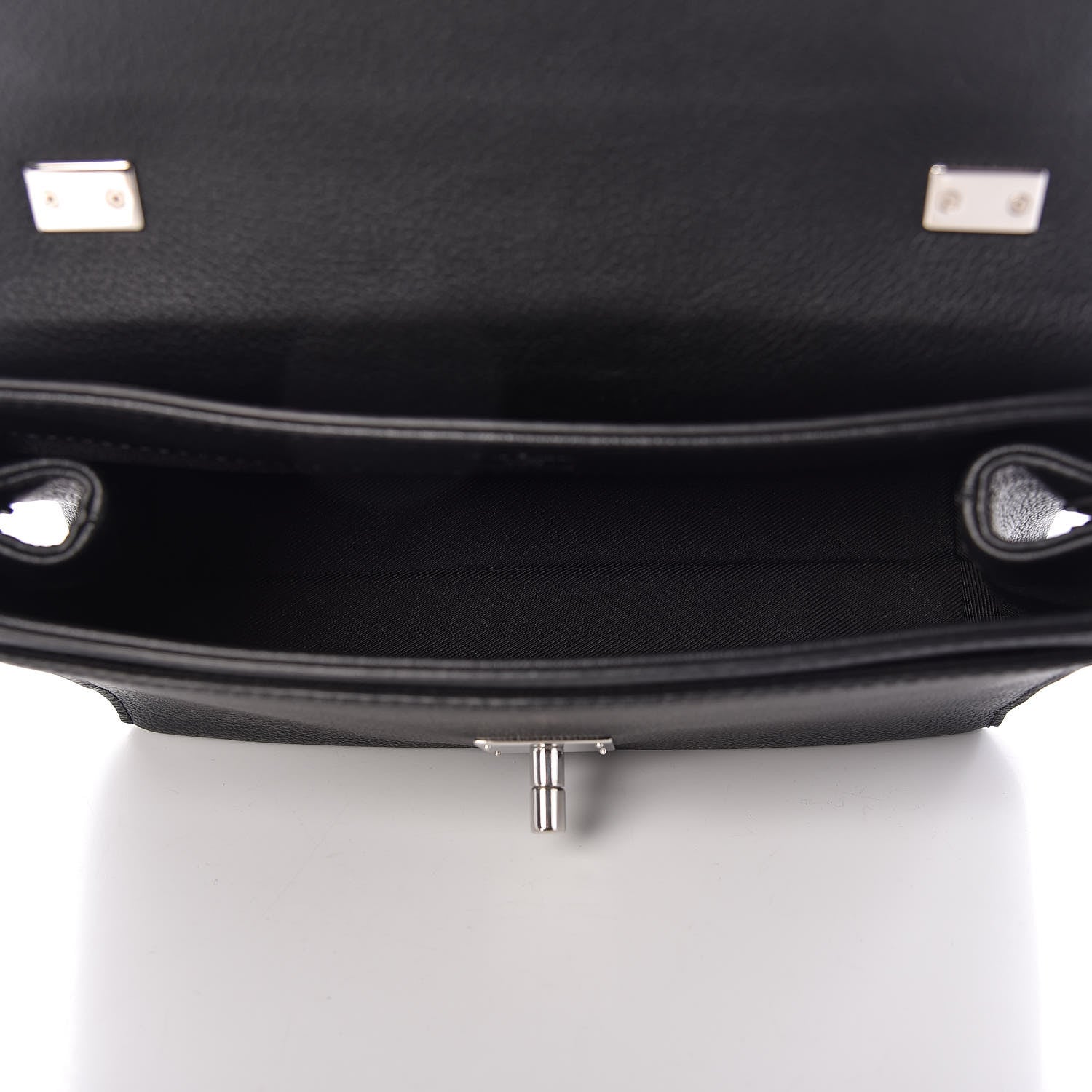 Louis Vuitton Calfskin Lockme II Chain Bag BB Black 5 of 9