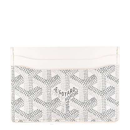 Goyard Goyardine Saint Sulpice Card Holder White 1 of 8