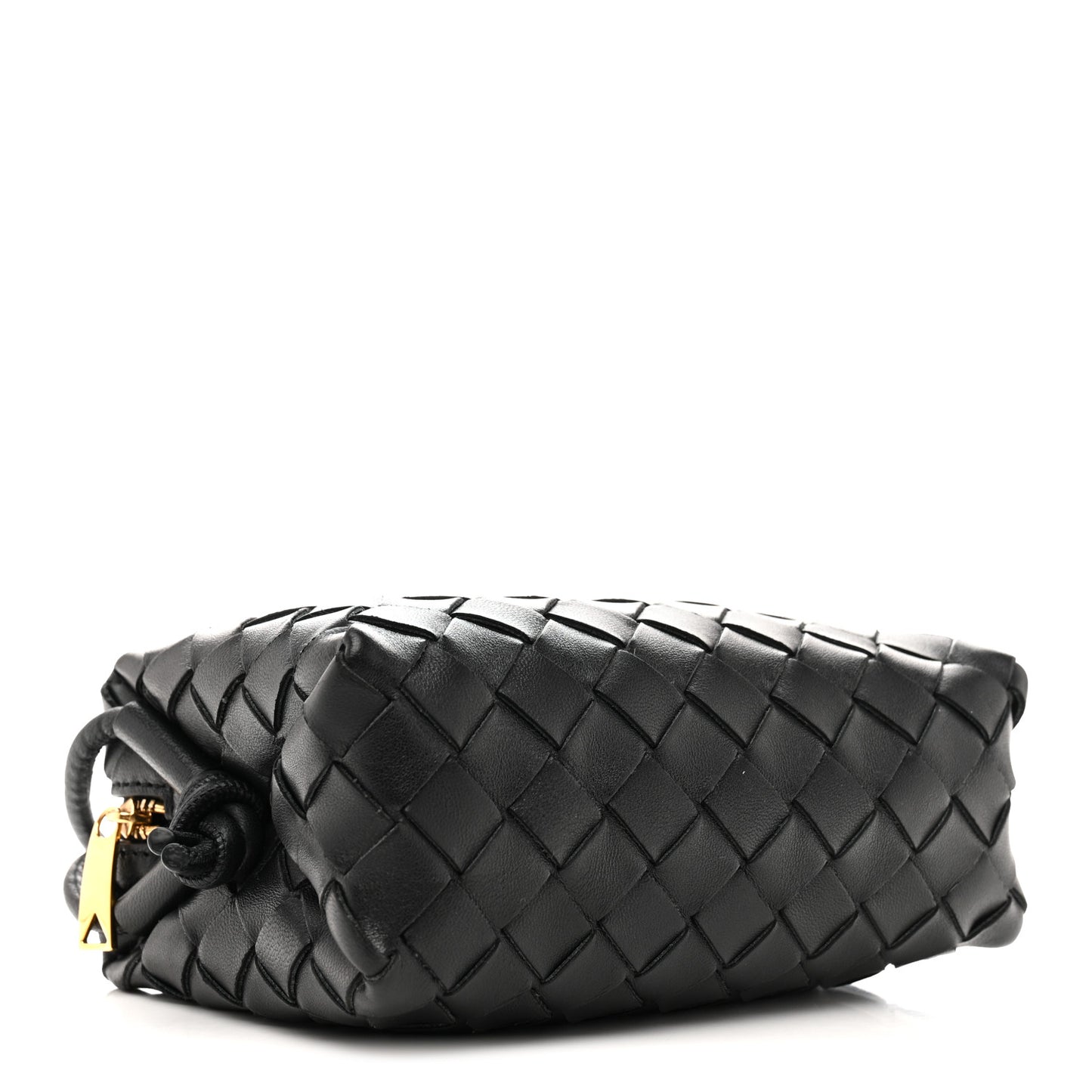 Nappa Intrecciato Mini Loop Camera Bag Black