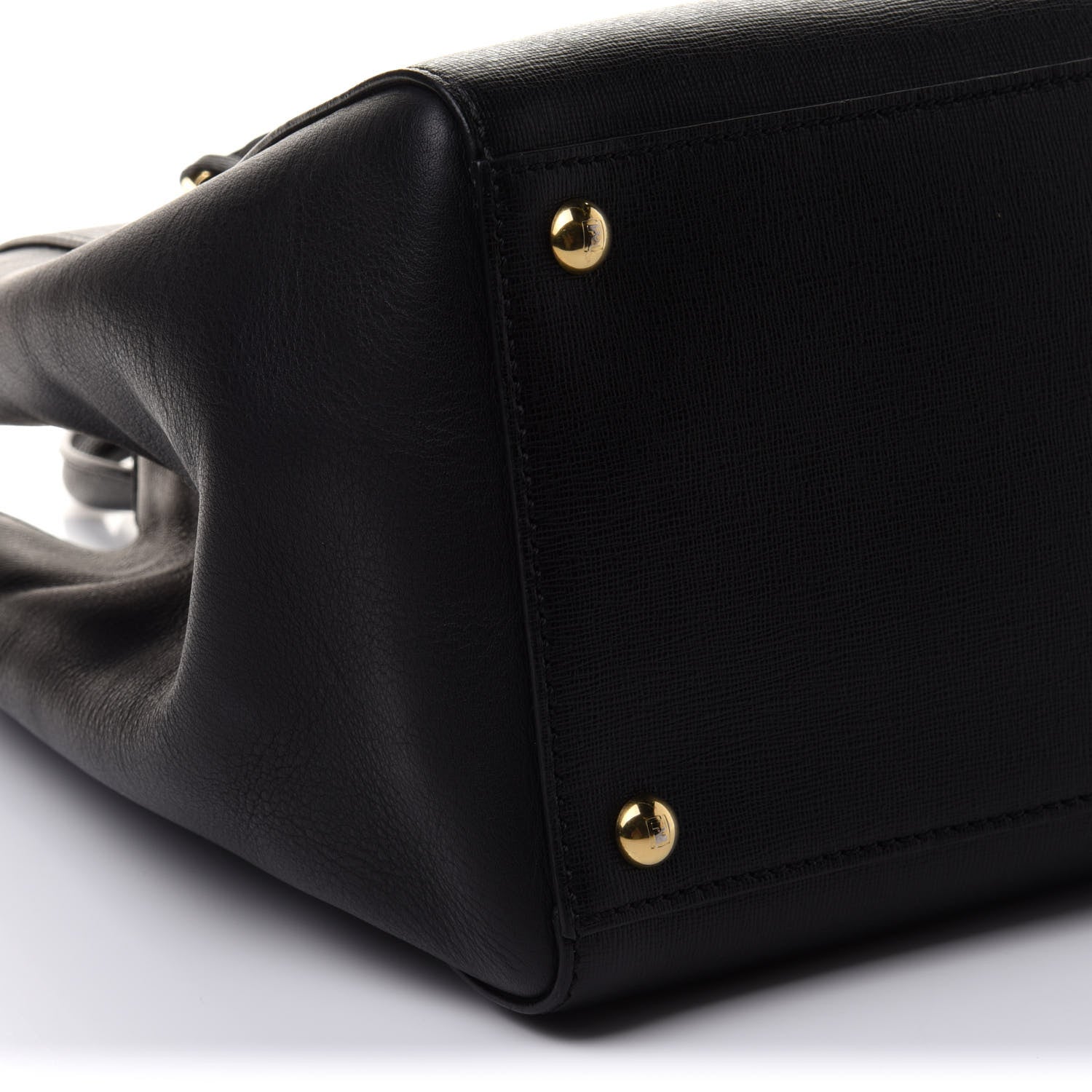 Fendi Vitello Elite Regular 2Jours Tote Black 9 of 10
