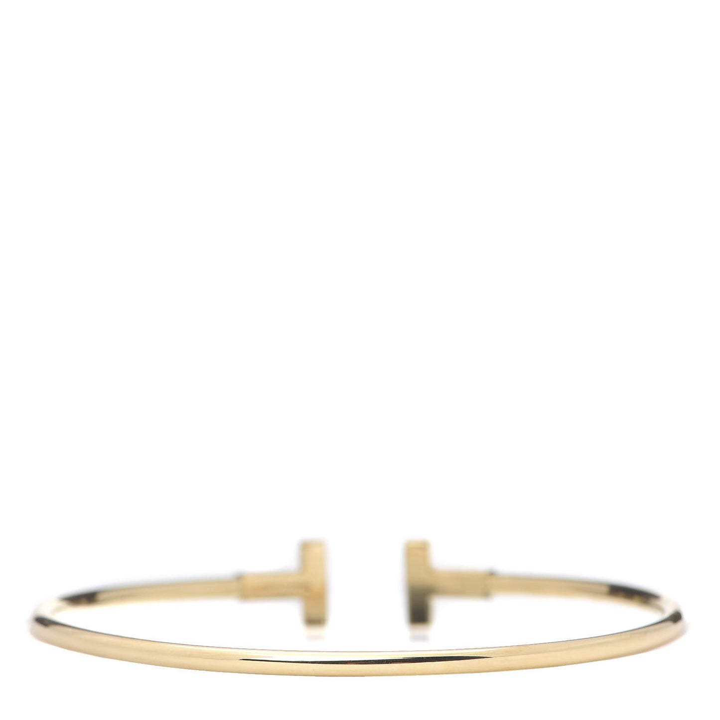 18K Yellow Gold T Wire Bracelet