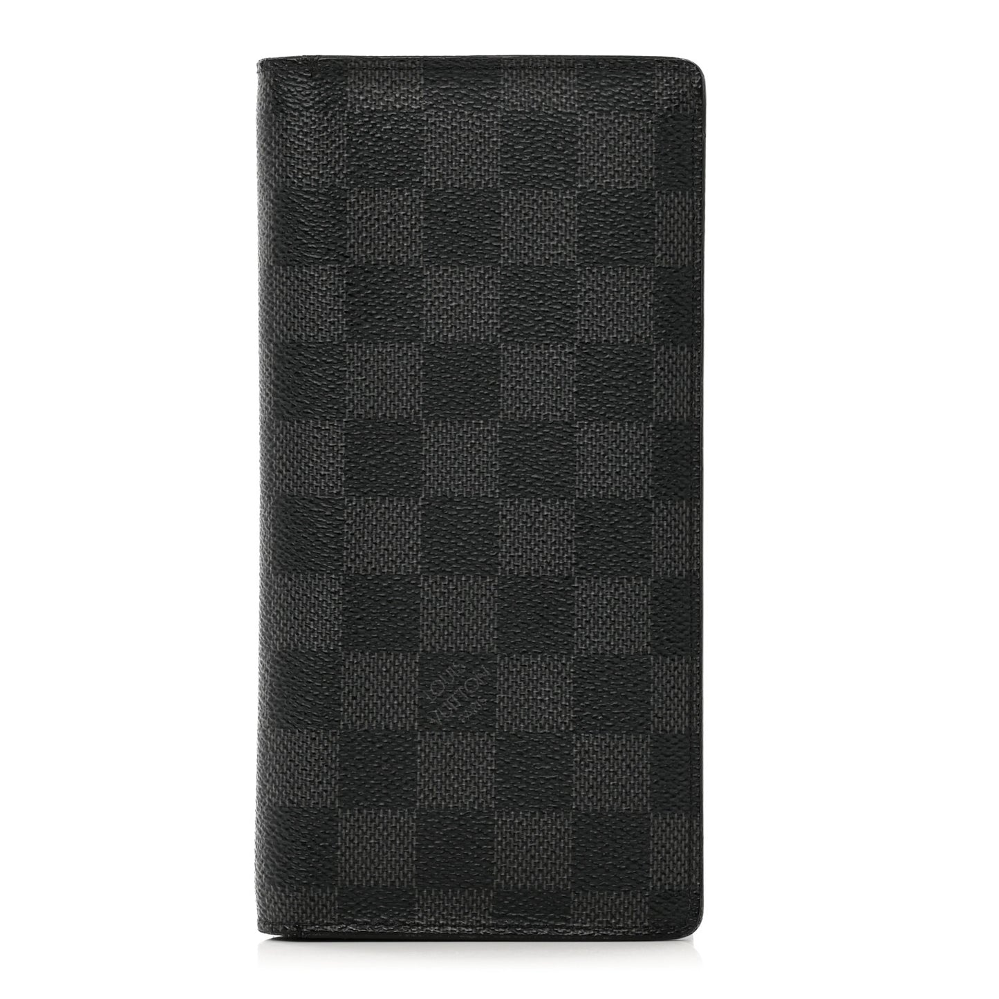 LOUIS VUITTON Damier Graphite Brazza Wallet