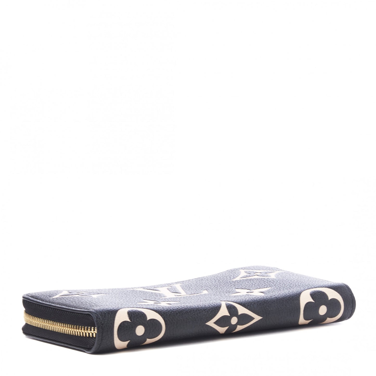 Empreinte Monogram Giant Zippy Wallet Black Beige