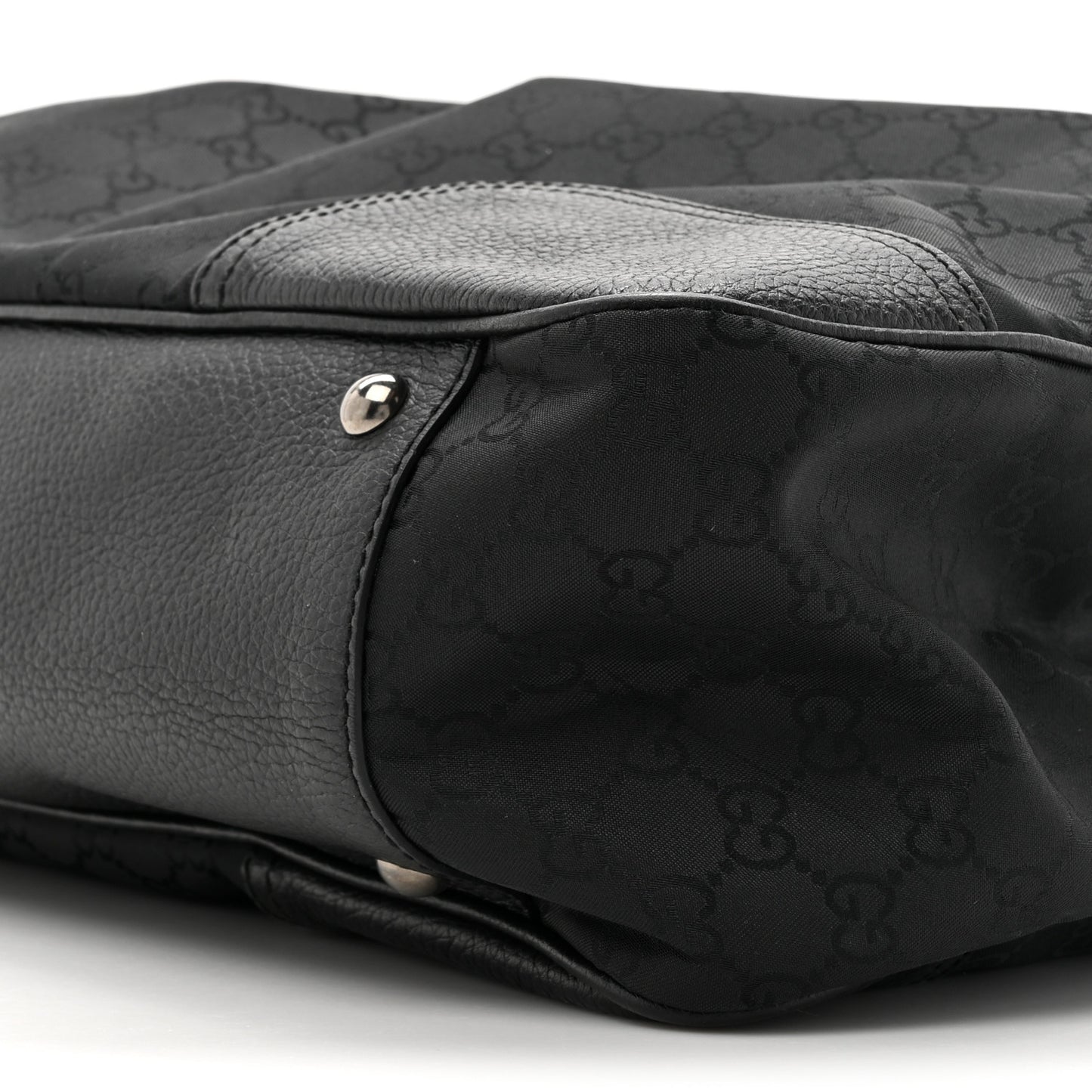 Nylon Monogram Large Princy Tote  Black