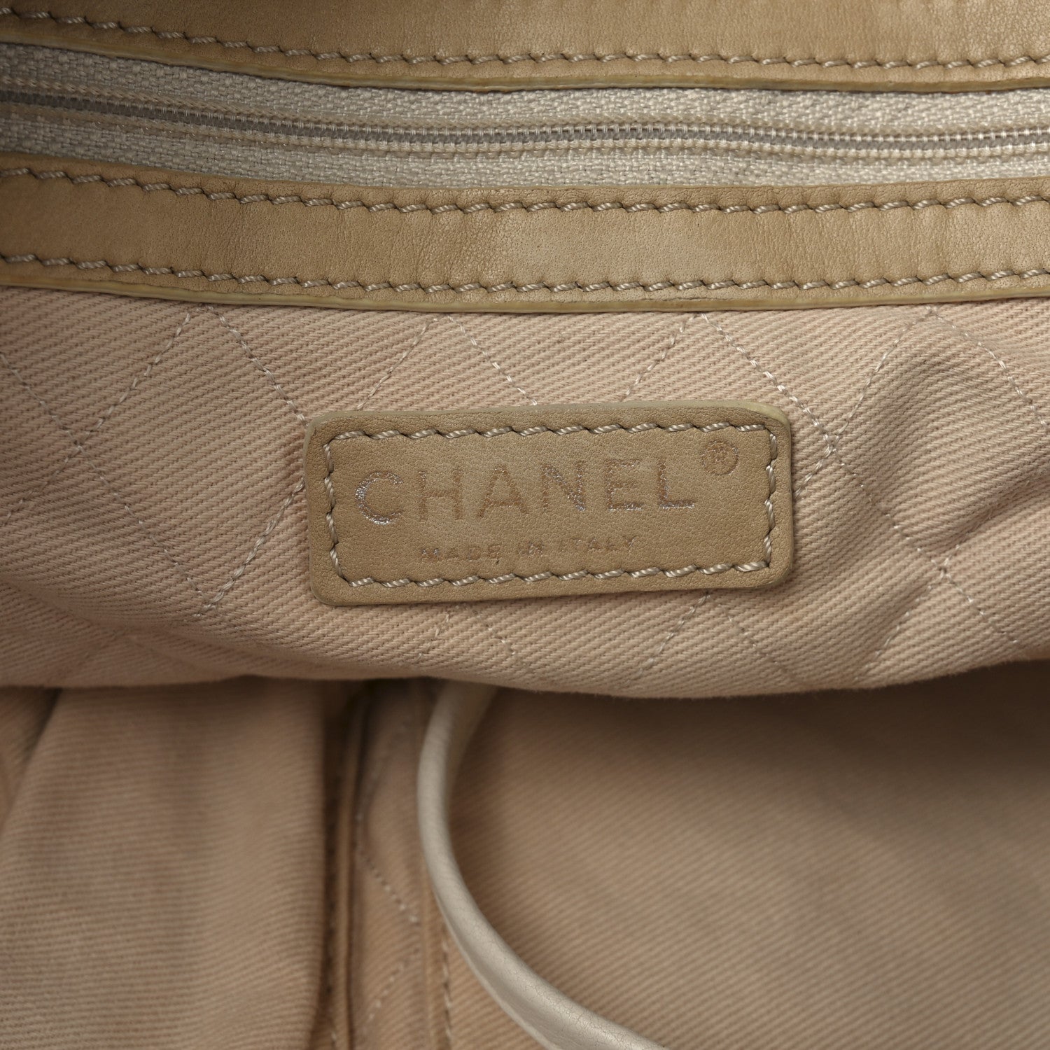 Chanel Calfskin Small CC Bowler White 6 of 10