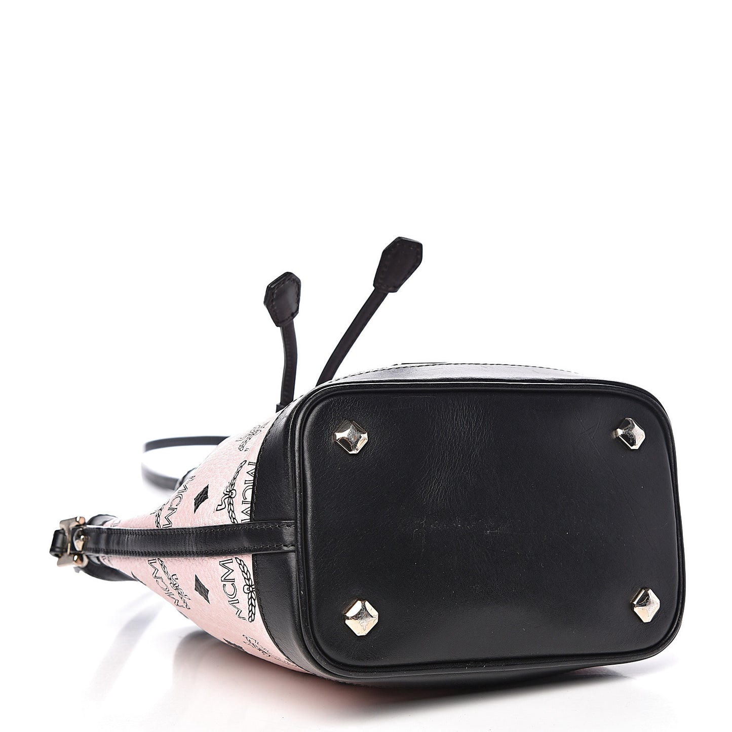 Visetos Mini Heritage Drawstring Bucket Bag Chalk Pink