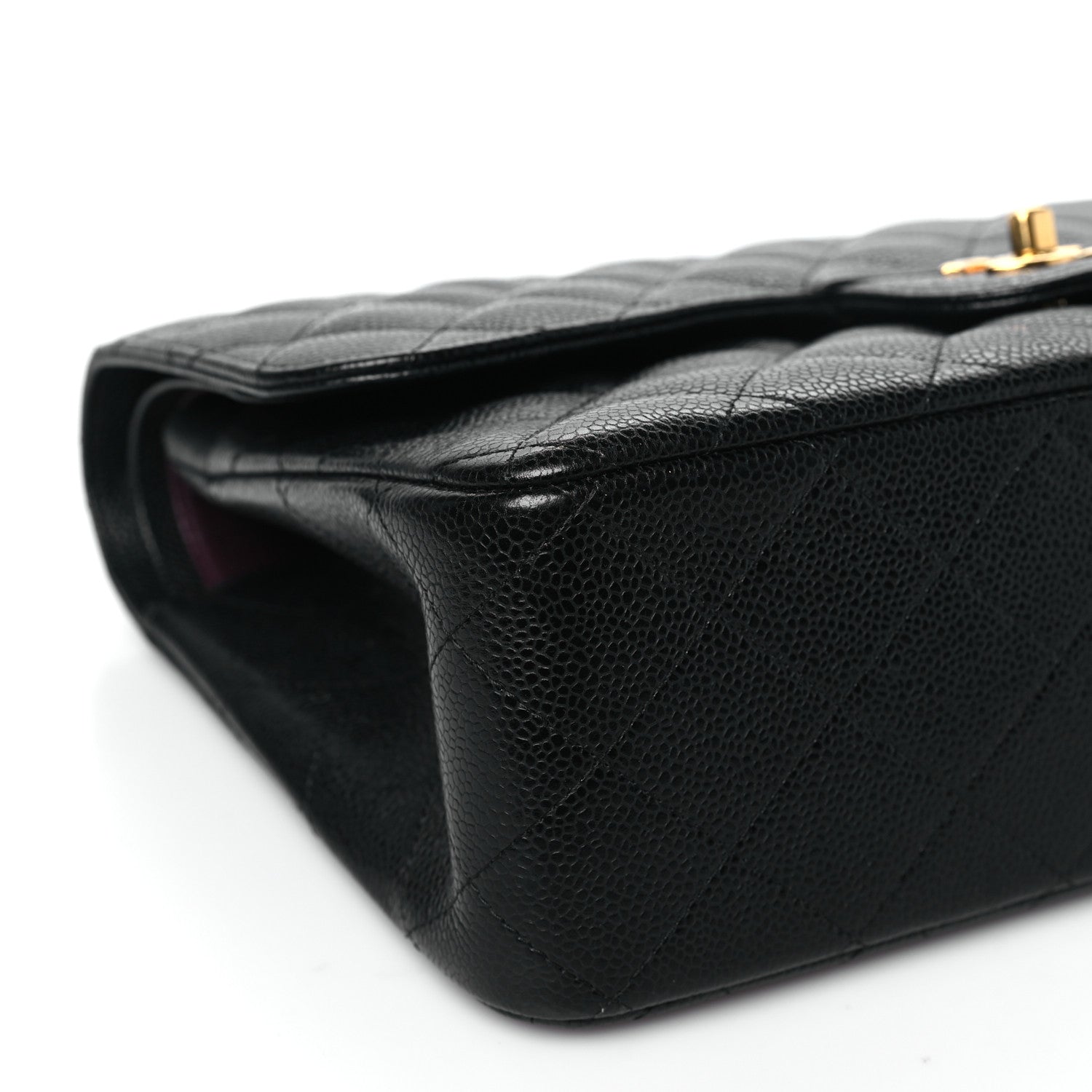 Chanel Caviar Quilted Jumbo Double Flap Black 9 of 15