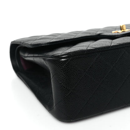 Chanel Caviar Quilted Jumbo Double Flap Black 9 of 15