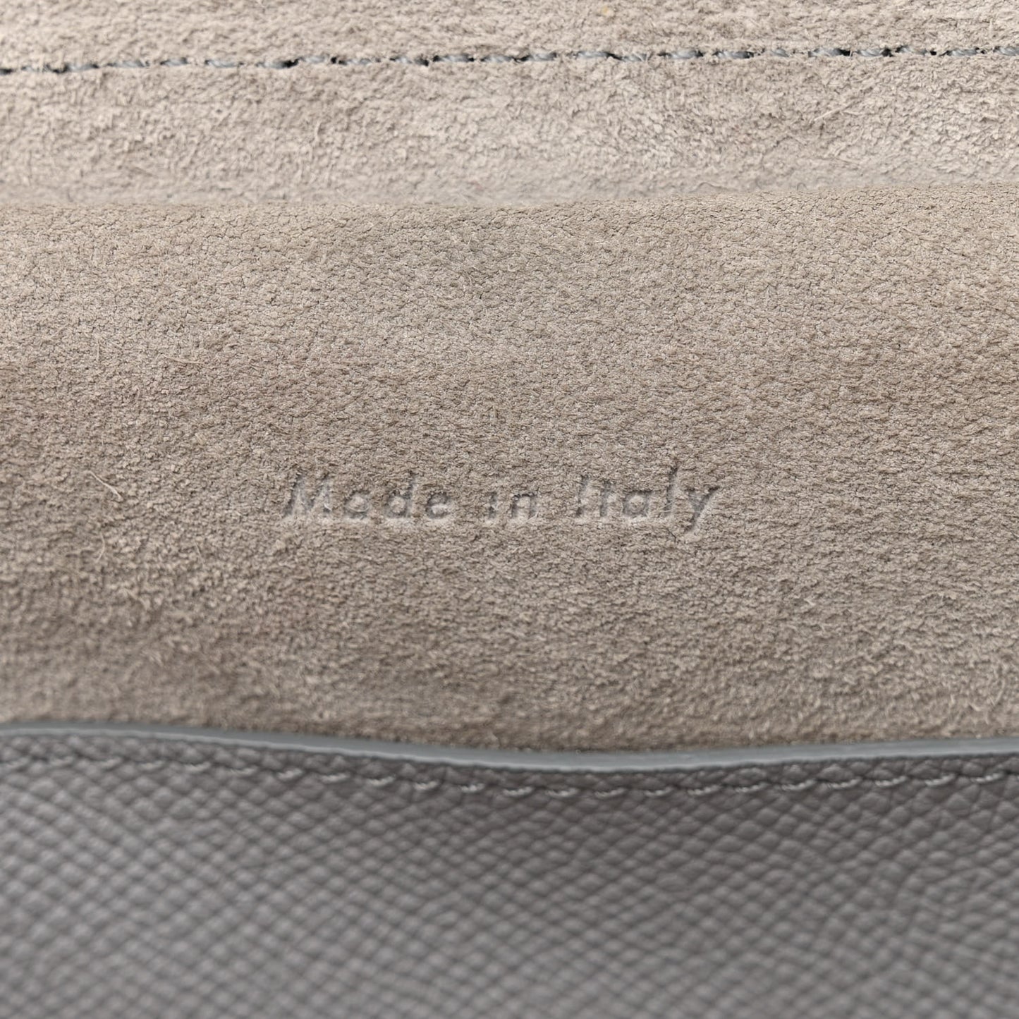 Grained Calfskin Micro Belt Bag Cloud