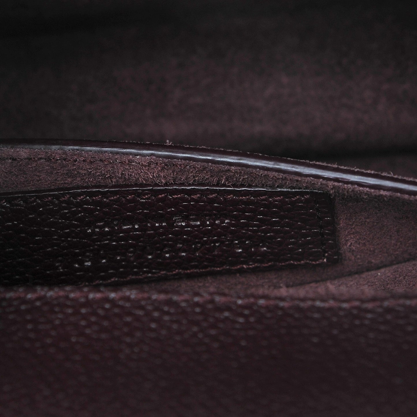 Grained Calfskin Medium Monogram Sunset Bordeaux