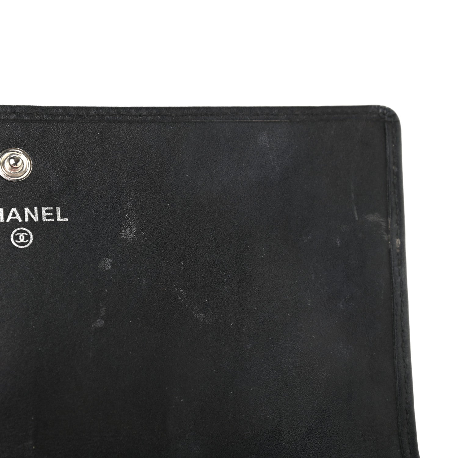 Chanel Calfskin Quilted Cambon Tri-Fold Wallet Black 13 of 25