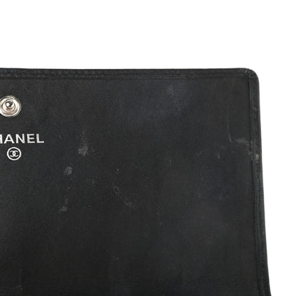 Chanel Calfskin Quilted Cambon Tri-Fold Wallet Black 13 of 25