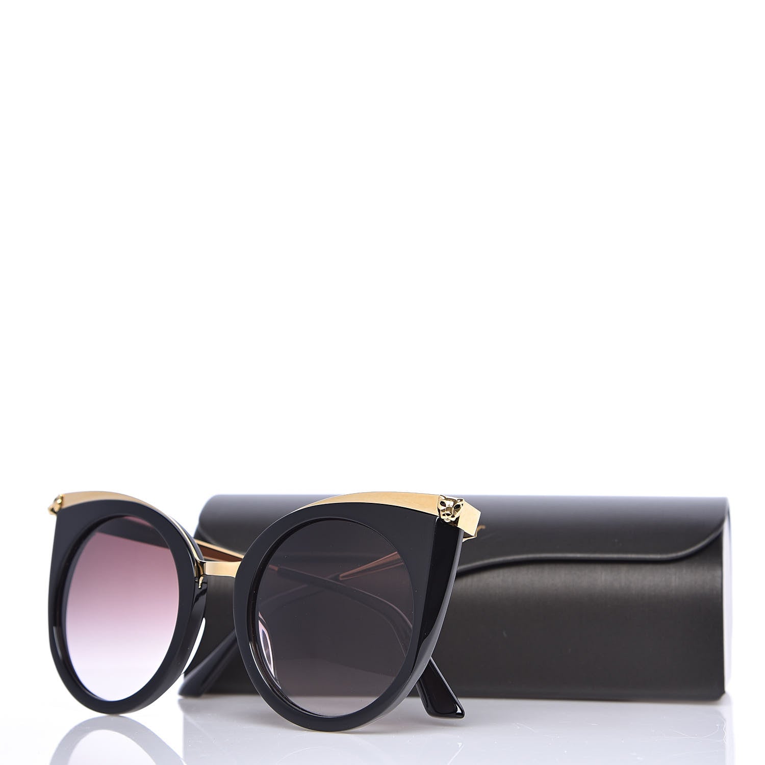 Cartier Panthere De Sunglasses Black 7 of 7