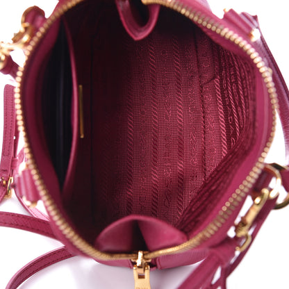 Prada Saffiano Lux Mini Promenade Tote Fuxia 7 of 10