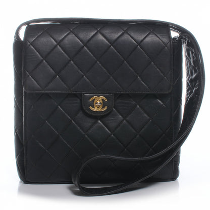 Chanel Lambskin Shoulder Bag Black 1 of 7