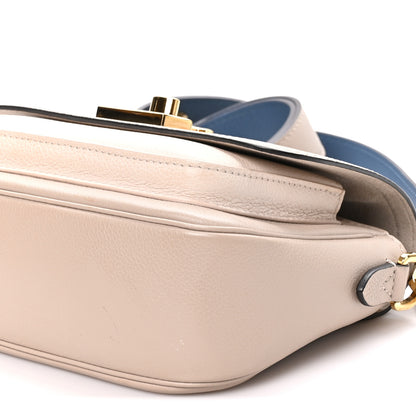 Louis Vuitton Grained Calfskin Lockme Tender Greige 8 of 8