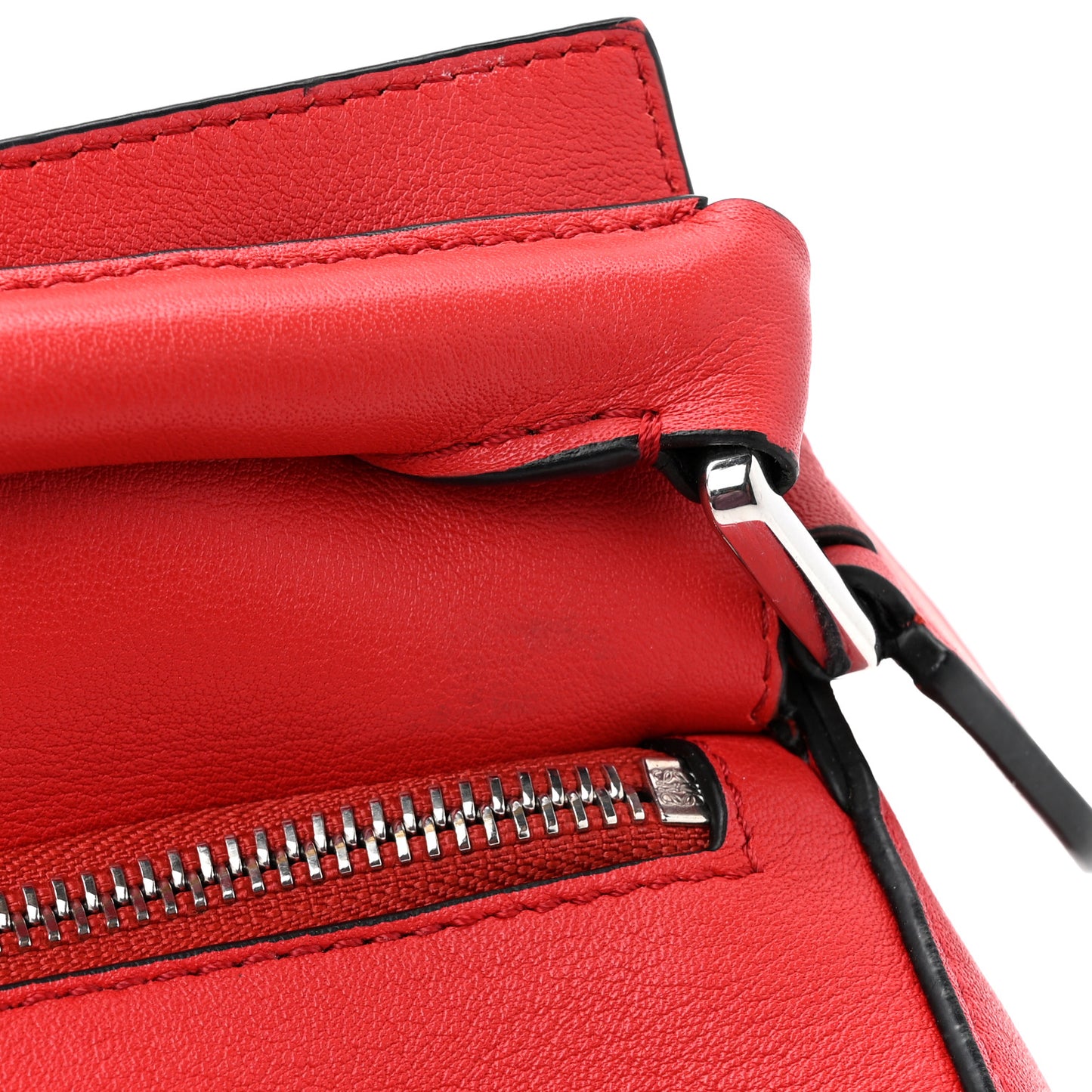 Calfskin Small Puzzle Bag Scarlet