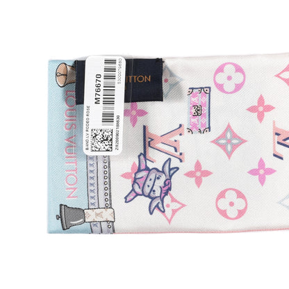 Louis Vuitton Silk Monogram Rodeo Bandeau Rose 3 of 3