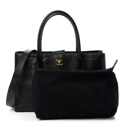 Chanel Calfskin Cerf Executive Shopper Tote Black 11 of 11