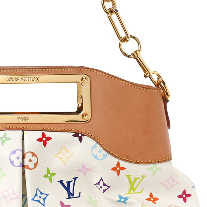 Louis Vuitton LOUIS VUITTON Monogram Multicolor Judy MM White 9 of 11