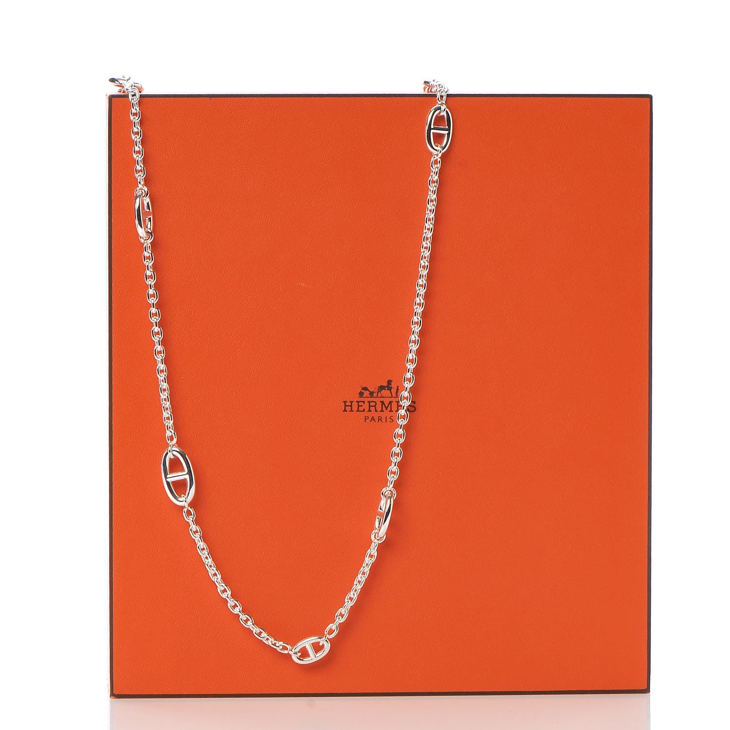 Hermes Sterling Silver Farandole Necklace 120 6 of 6