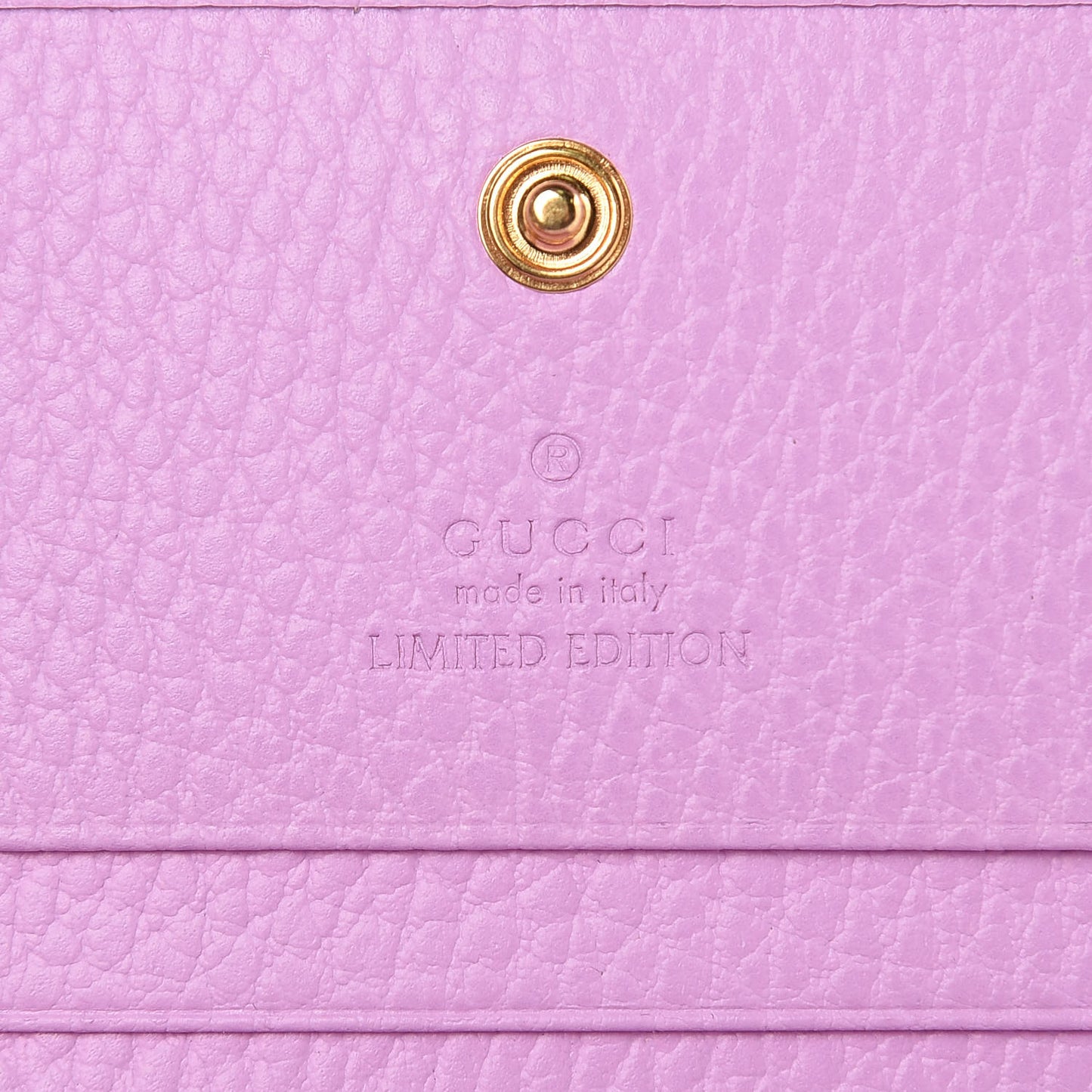 Dollar Calfskin Bosco Card Case Wallet Malva