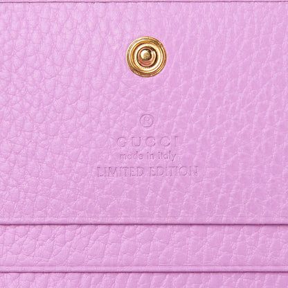 Gucci Dollar Calfskin Bosco Card Case Wallet Malva 6 of 8