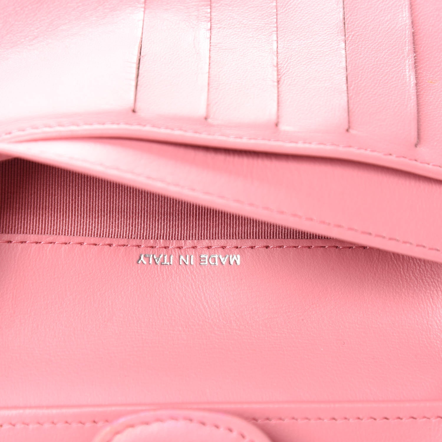 Chanel Lambskin Quilted Large Flap Wallet Pink 7 of 8