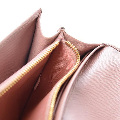 Prada Saffiano Bow Continental Wallet Orchidea 7 of 13