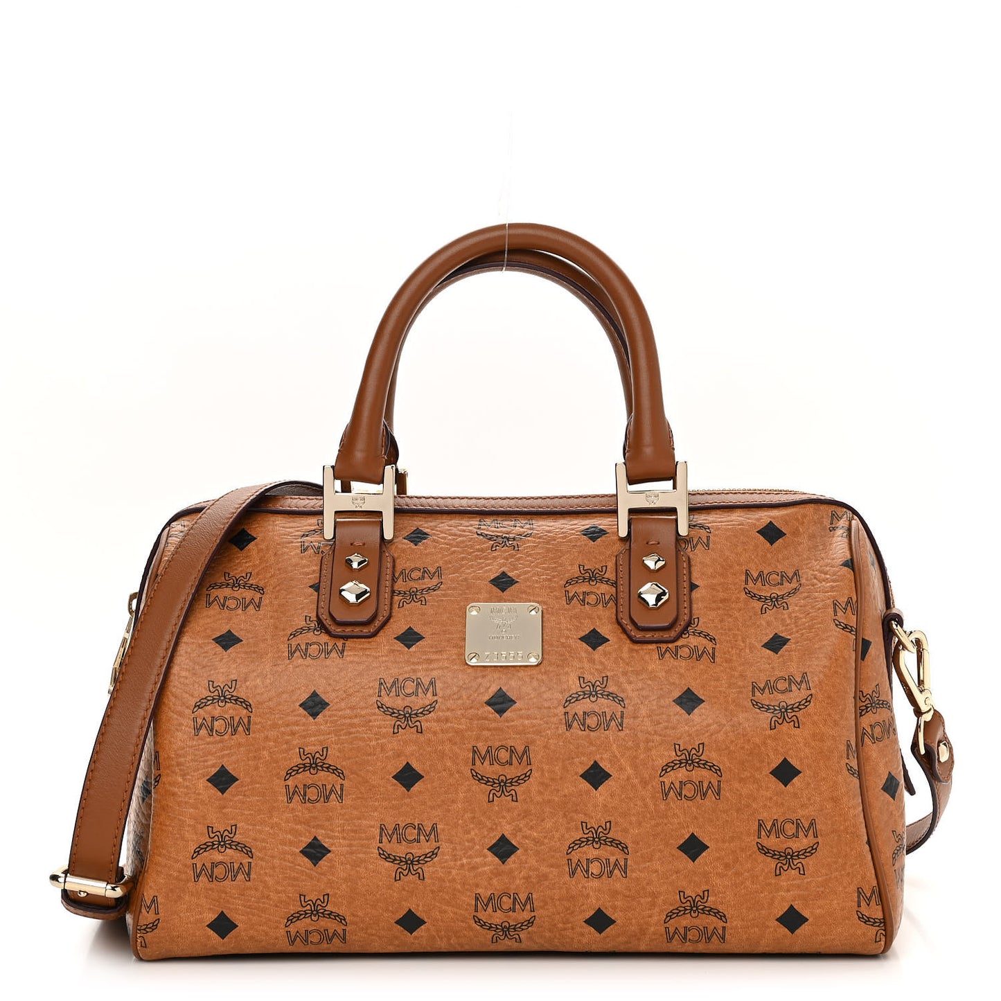 Visetos Essential Boston Bag Cognac