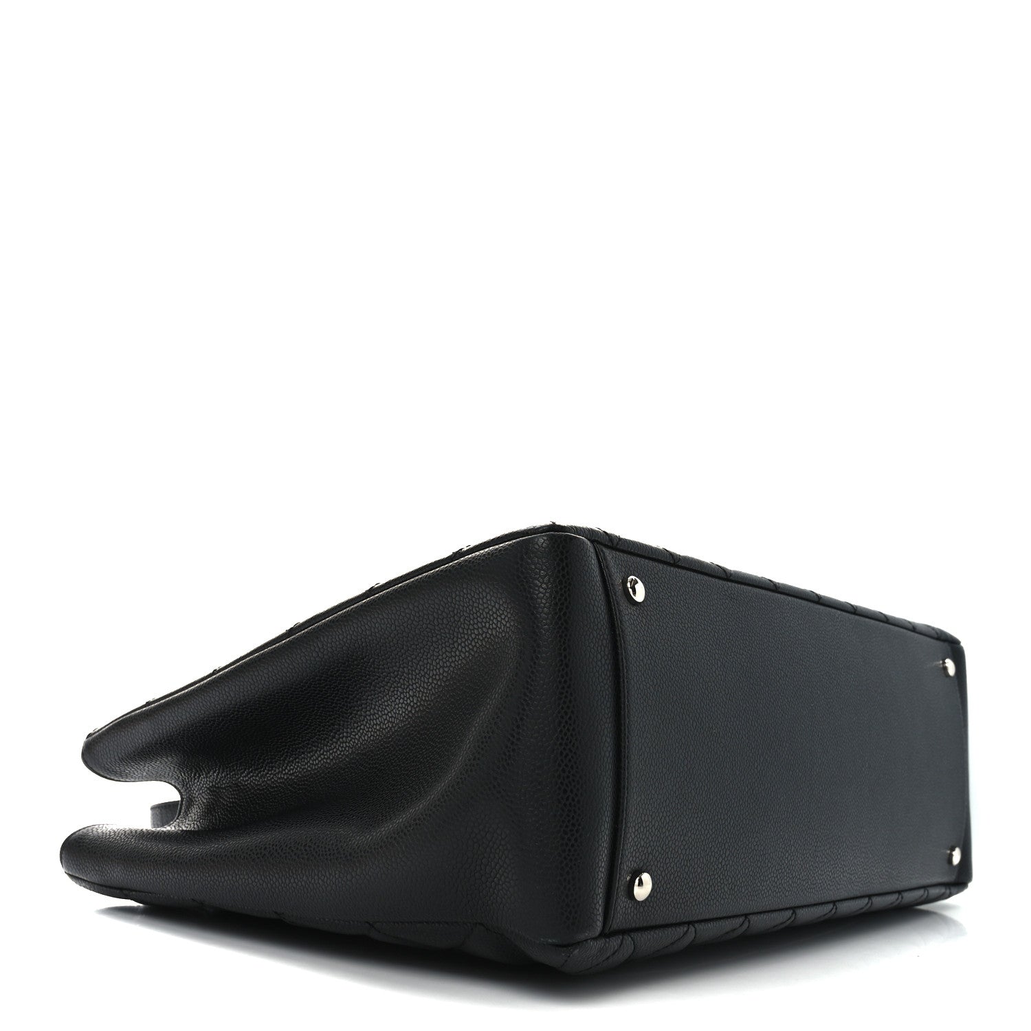 Chanel Caviar Quilted XL Grand Shopping Tote GST Black 9 of 10