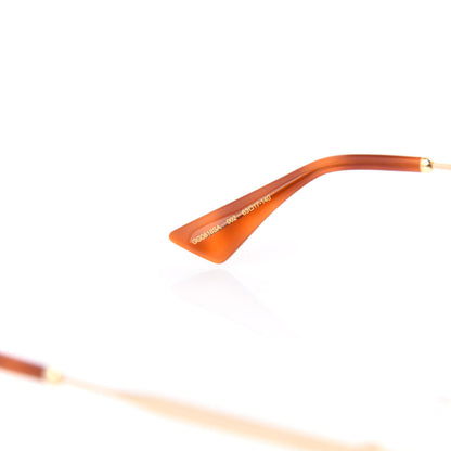Gucci Metal Fork Square Frame Sunglasses GG0818SA Pink 6 of 8