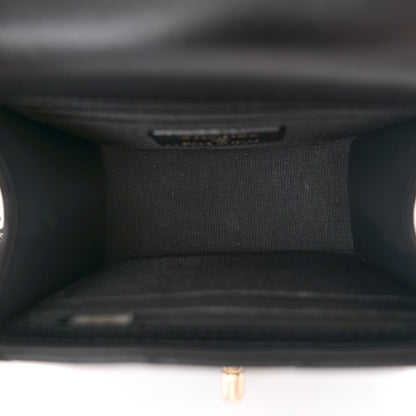 Chanel Lambskin Quilted Mini Trendy CC Chain Wallet Black 5 of 11