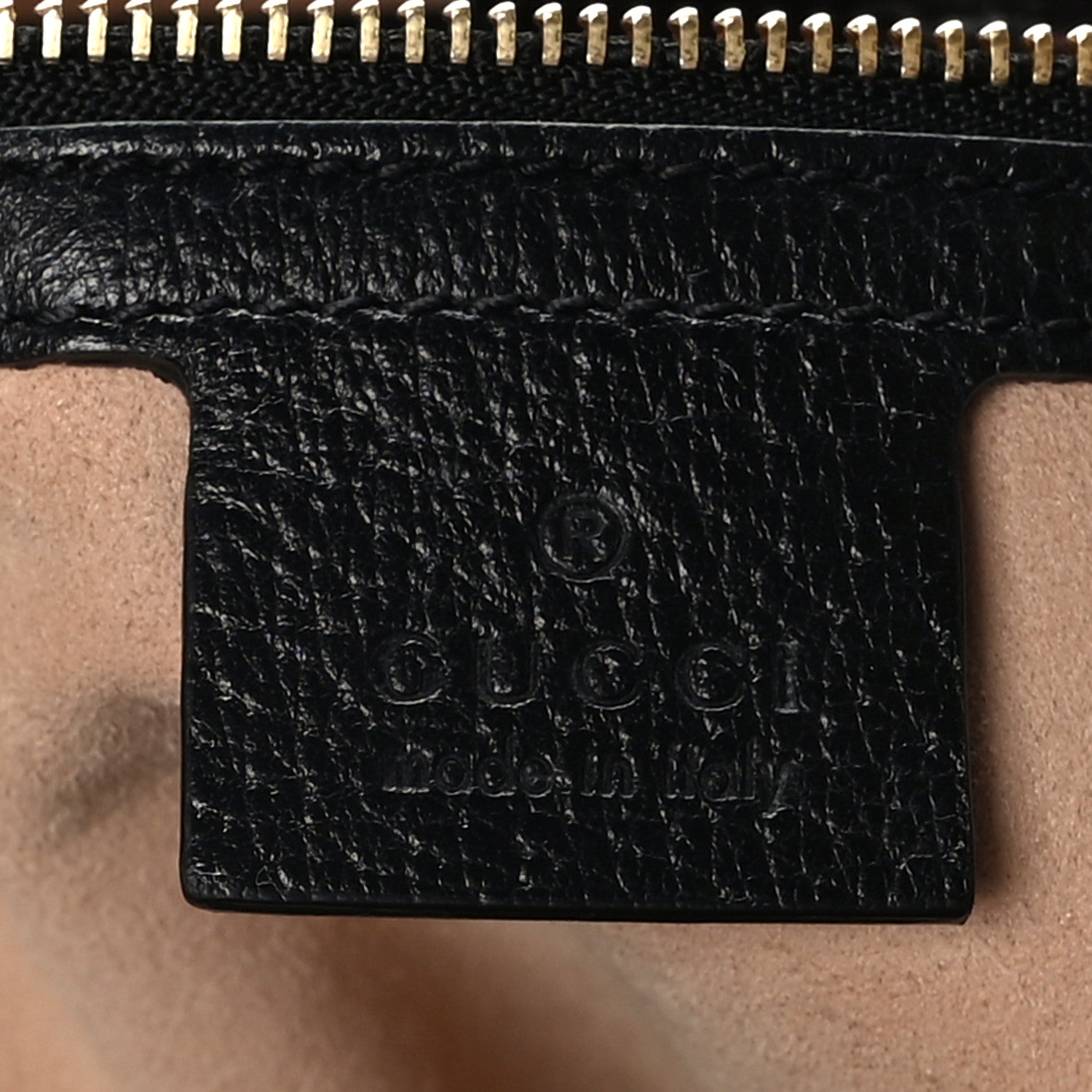 Gucci Textured Calfskin Web Medium Ophidia Shopping Tote Black 6 of 11