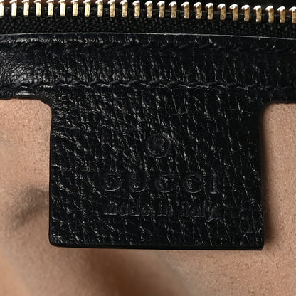 Gucci Textured Calfskin Web Medium Ophidia Shopping Tote Black 6 of 11