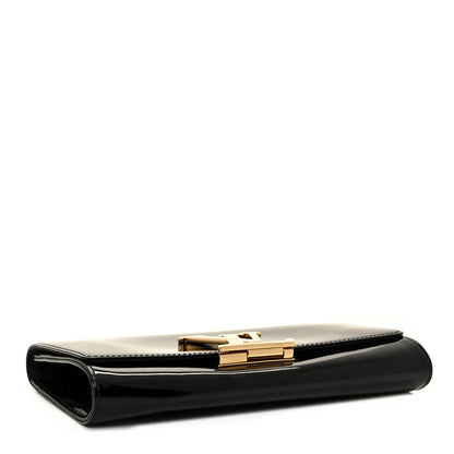 Louis Vuitton Patent Louise Clutch Black 4 of 10