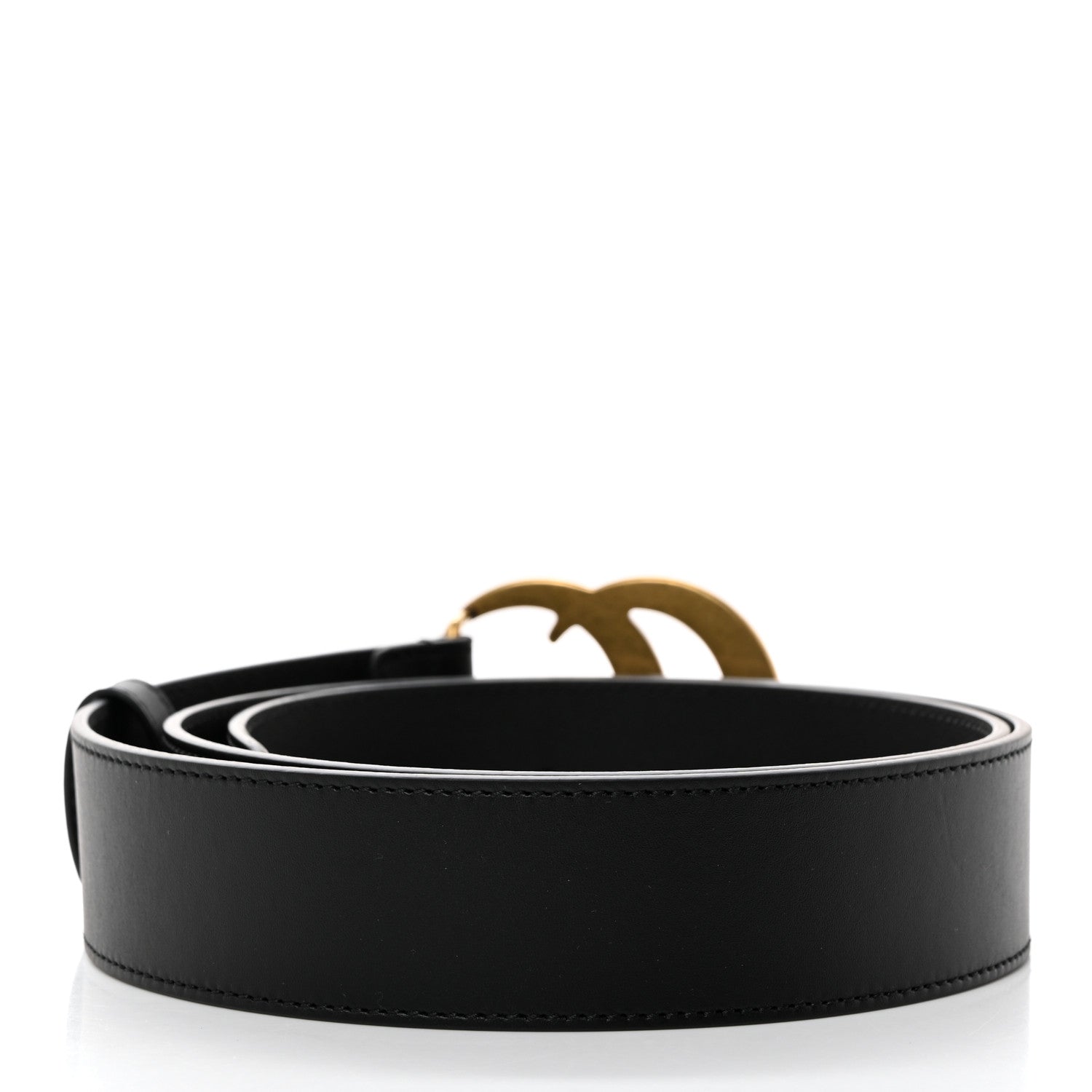 Gucci Calfskin Double G 40mm Belt 95 38 Black 2 of 6