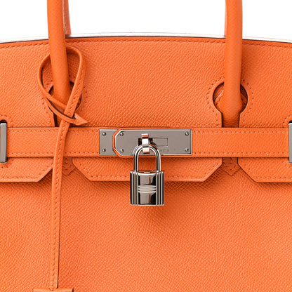 Hermes Epsom Birkin 30 Orange 10 of 11