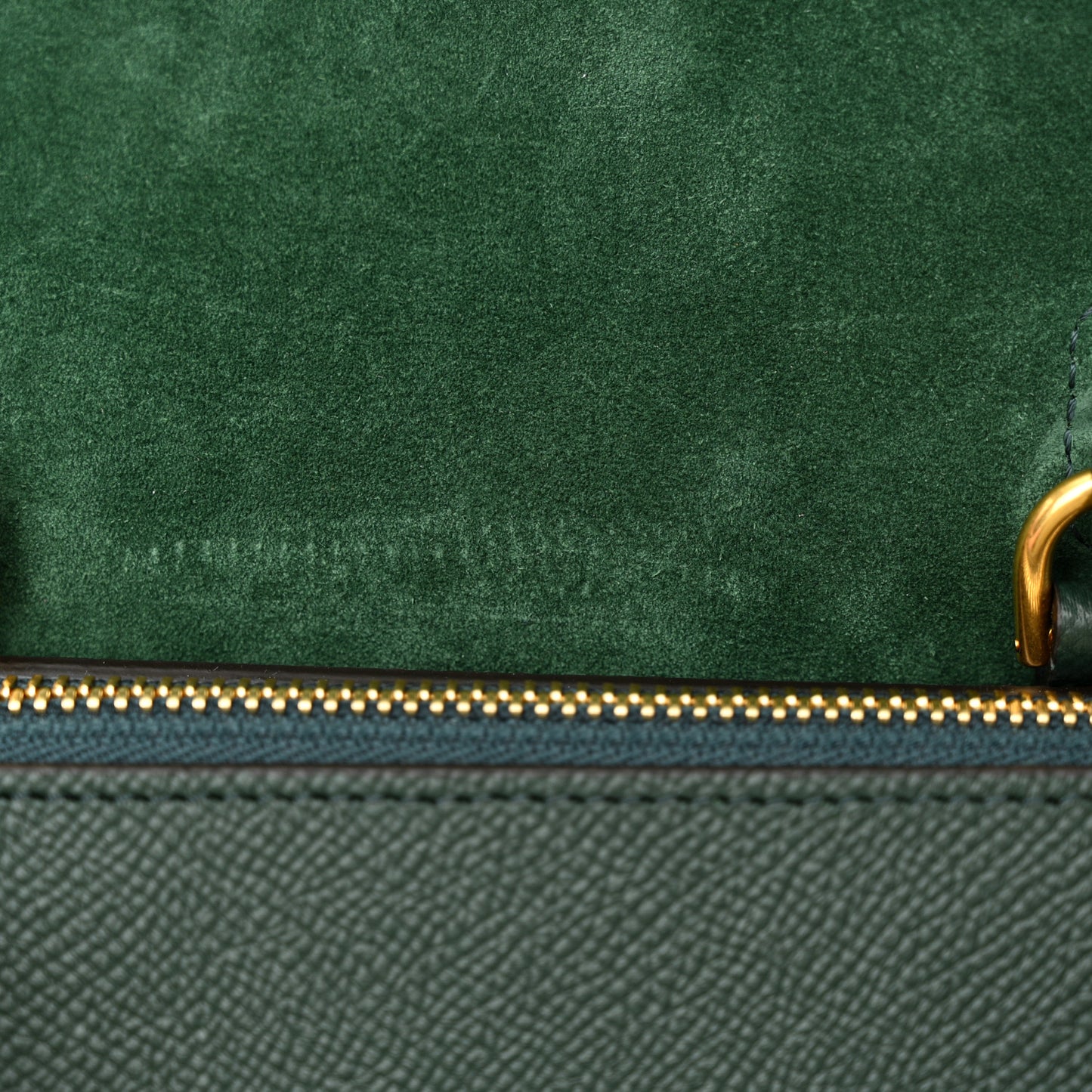 Grained Calfskin Nano Belt Bag Amazone