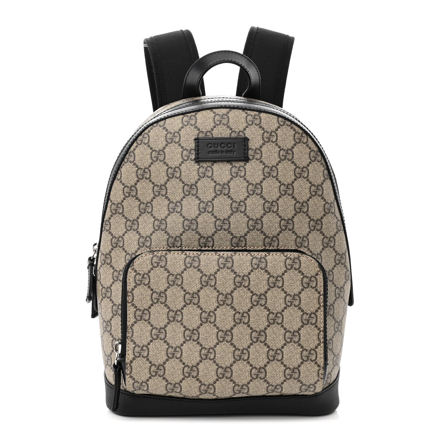 GG Supreme Monogram Small Eden Day Backpack Black