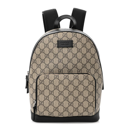 Gucci GG Supreme Monogram Small Eden Day Backpack Black 1 of 11